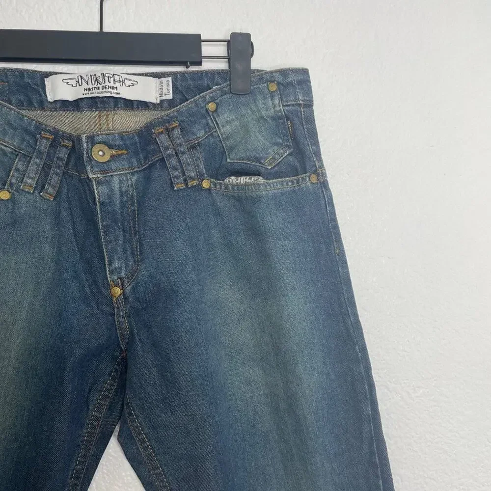 Nikita Denim Womens Jeans Size 31 Medium Wash Skinny Jeans 31x32